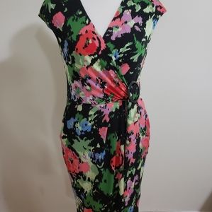Donna Ricco Wrap Dress Sz 4